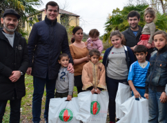 Winter shoes sets distributed to those in need in Abkhazia on New Year's Eve