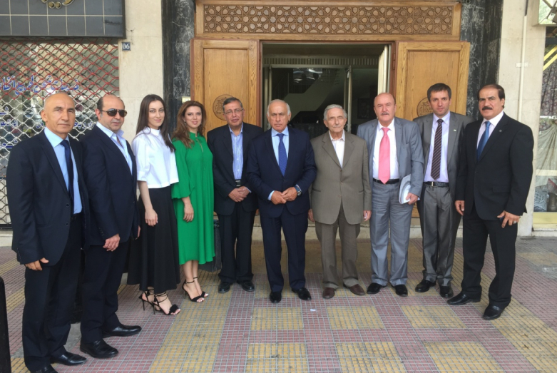 Abhazya Ticaret ve Sanayi Odası heyeti, Suriye, Şam, 2017 yılı