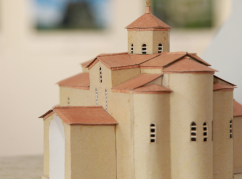 Model of the Church of the Assumption of the Virgin in Lykhny