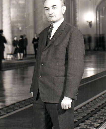 Georgy Dzidzaria at the seventh session of the USSR Supreme Soviet of the seventh convocation, Moscow, Kremlin, December 16-19, 1969