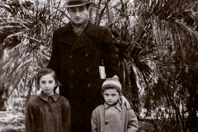 Georgiy Dzidzaria, Anneta ve oğlu Astamur ile birlikte