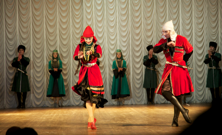 Anniversary concert of the “Kavkaz” ensemble, Abkhaz State Philharmonic named after Razhden Gumba, November 21, 2014