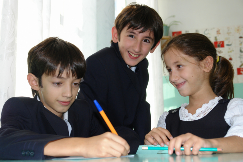 Children of Ruslan Khashig - Ainar, Astana and Nara write a letter to Dmitry Medvedev after recognizing the sovereignty of Abkhazia, President Medvedev's answer will be published in the journal “Amtsabz”, 2008