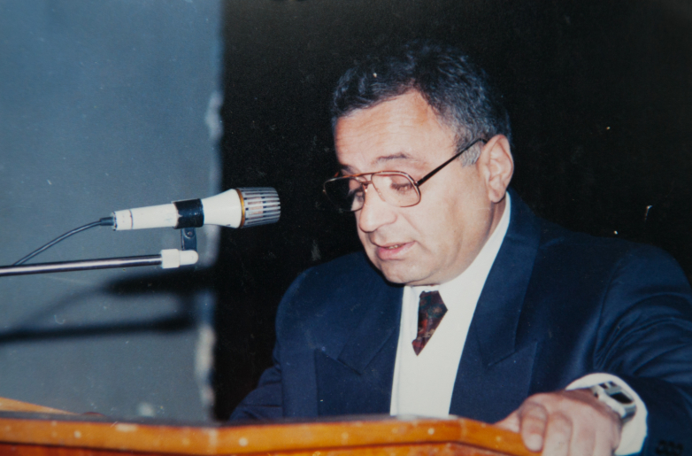 Gennady Alamiya at the regular IAAAN Congress, Cherkessk
