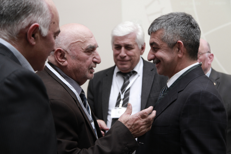 Мусса Экзеков на втором заседании VII съезда Всемирного абхазо-абазинского конгресса, 22 марта 2018 года