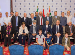 A memory photo following the meeting of the WAC delegation with the Abkhaz-Abaza Diaspora of Jordan, August 26, 2019