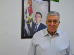 The head of “Diwan Abaza” in Jordan, Hasan Abaza (Chichba)