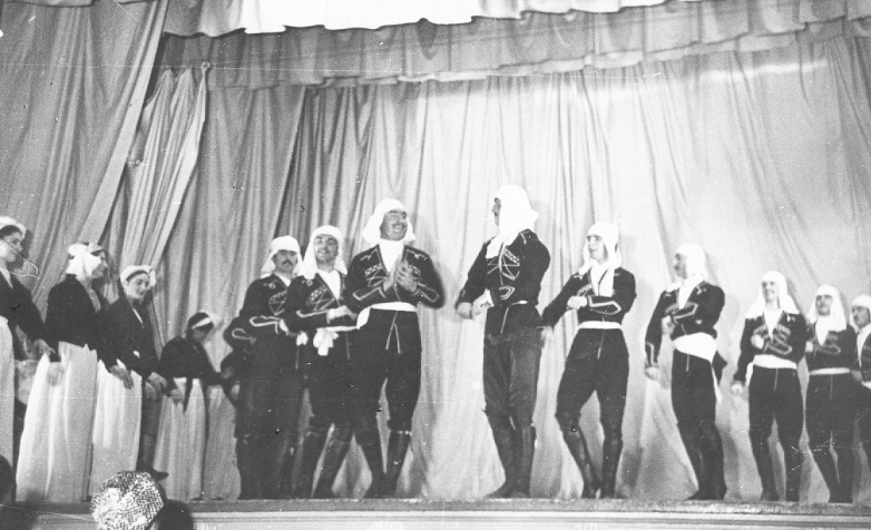 Performance of the “Dzhigit” ensemble at the International Folk Dance Festival