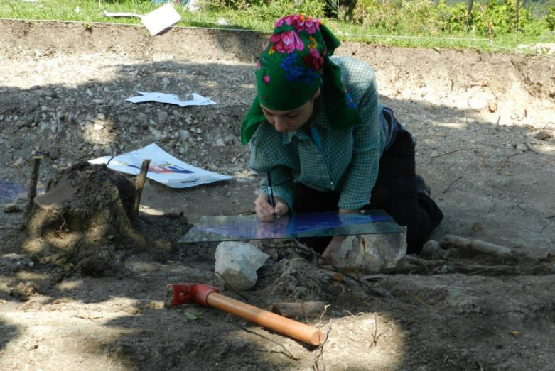 Археологические раскопки в селе Анхуа, Абхазия, 2013 год