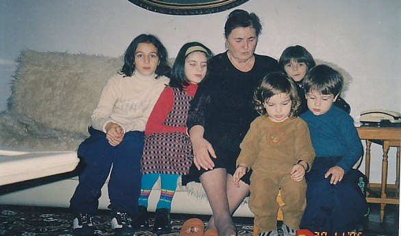 : Nelly Tarba with grandchildren