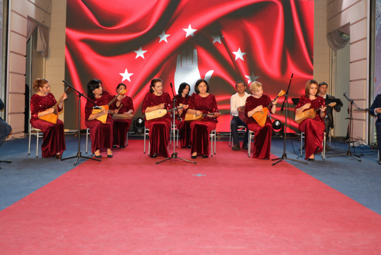 Performance of the “Apkhyartsa” ensemble at the Days of Culture of the People of Abaza, 2018-2019