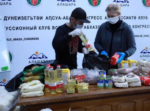 DAK, Abhazya repatriantlarına insani yardım sağladı