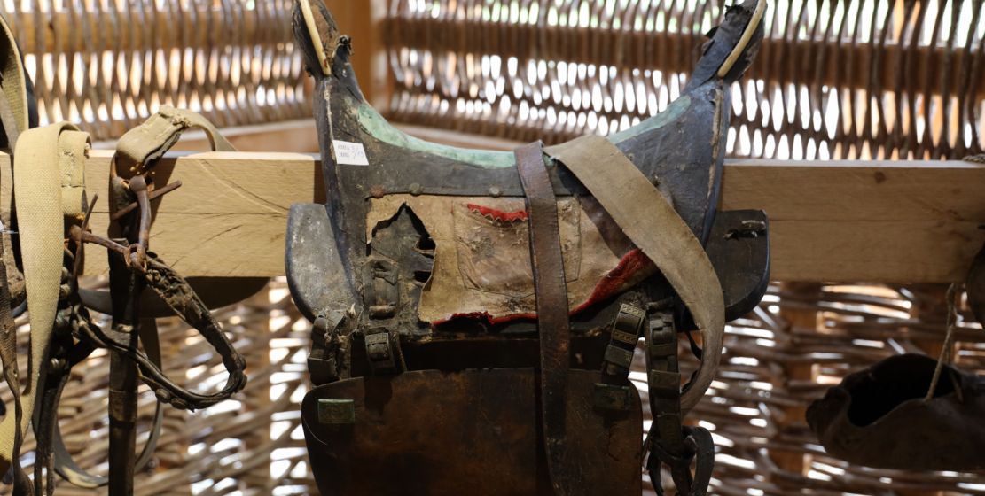 Abkhazians have always treated animals with special respect. The photo shows an example of how Abkhazians traditionally kept saddles for horses.