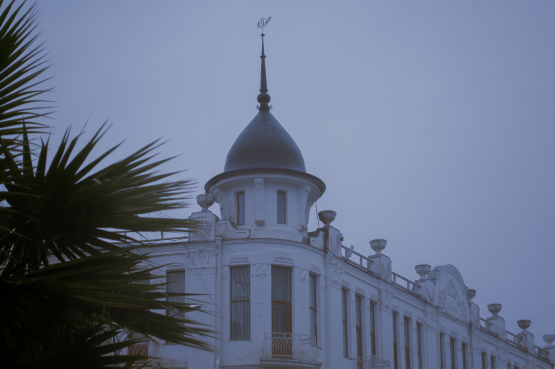 Гостиница «Рица» – украшение Набережной Сухума. Здание классического белого цвета в стиле Лазурного берега, с утонченными чертами французской и итальянской архитектуры идеально вписалось в причерноморскую природу Абхазии. 