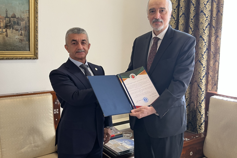 Mussa Ekzekov met with Syrian Ambassador to Russia Bashar al-Jaafari