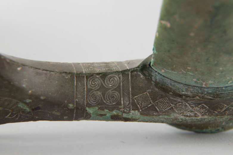 Bronze ax, fragment, late bronze