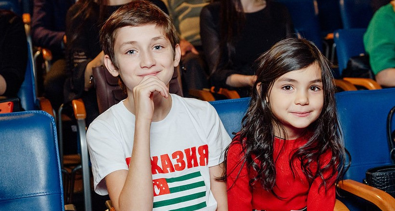 Youngest representatives of the Abaza people were present at the evening
