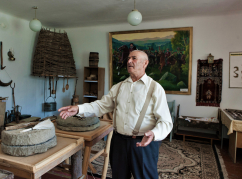 Mukhamed Tukov in the Elburgan Ethnographic Museum
